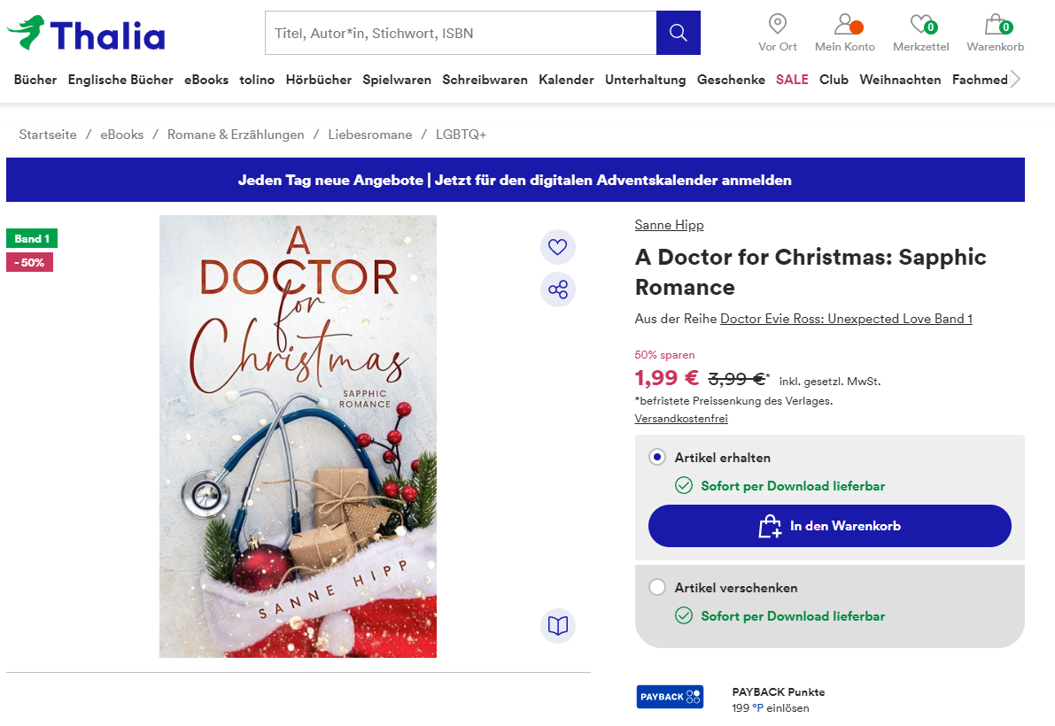 A Doctor For Chrismas - 50% reduziert